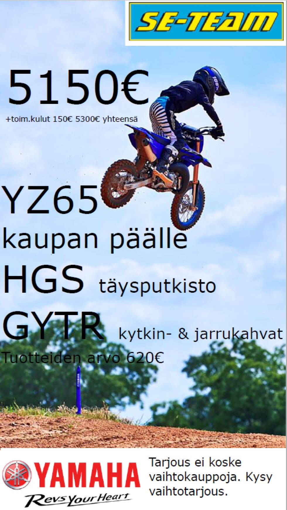 Yamaha YZ65 TARJOUS